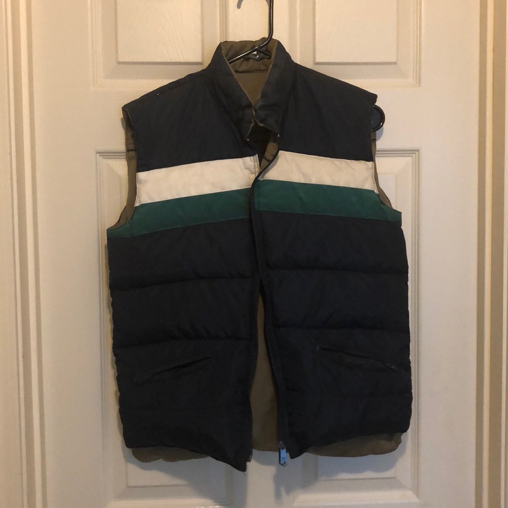 Vintage Reversible Puffer Vest